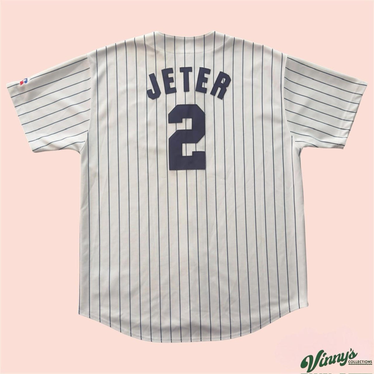 Russell Athletic MLB New York Yankees Derek Jeter Baseball Jersey Mens XL