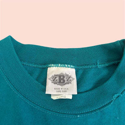 Vintage 90s ZBZ NFL Miami Dolphins Football LS Shirt Mens XL
