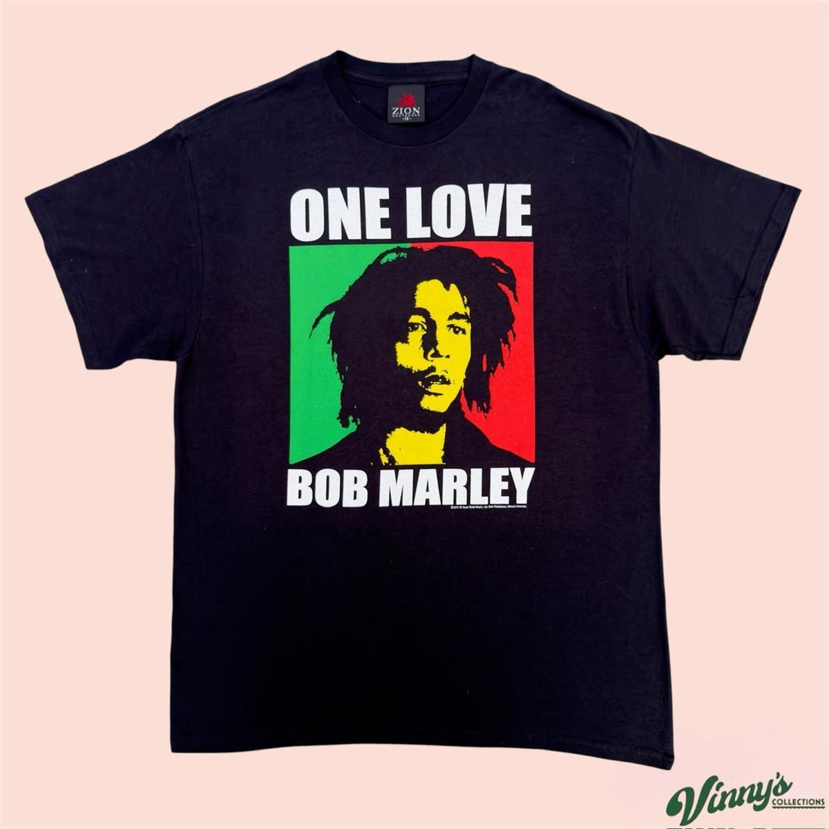 Vintage 00s Y2K Zion Bob Marley One Love Shirt Mens XL
