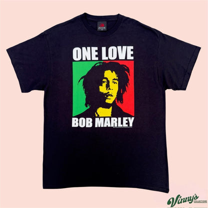 Vintage 00s Y2K Zion Bob Marley One Love Shirt Mens XL