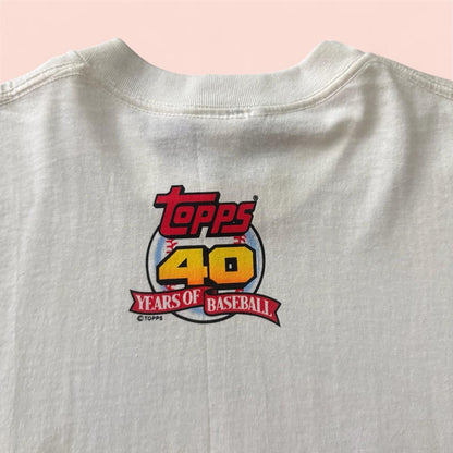 1991 Insta Graphics New York Yankees Mickey Mantle Topps 40th Shirt Mens Large