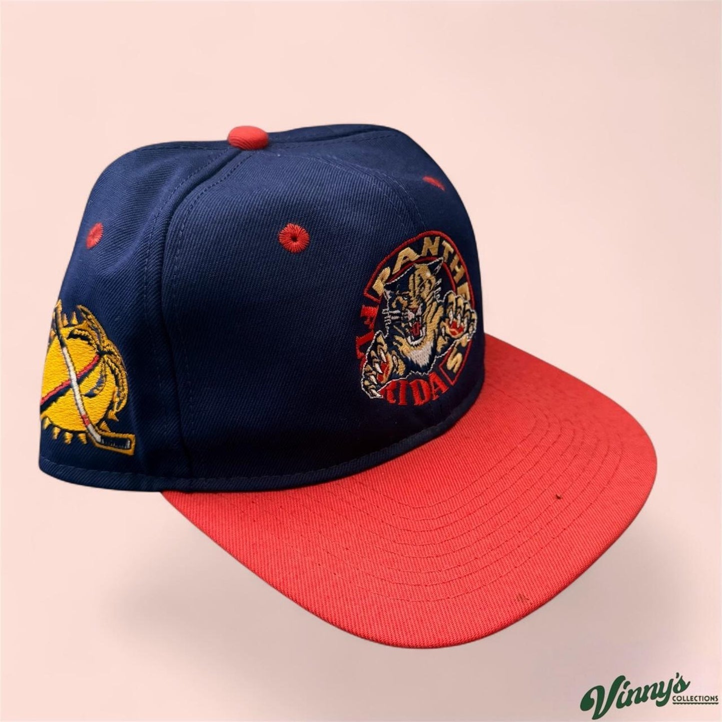 Vintage NHL Florida Panthers Hockey Mens Fitted Hat 7 1/4
