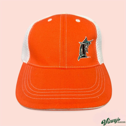 Vintage 00s Y2K Florida Marlins Baseball Strapback Hat