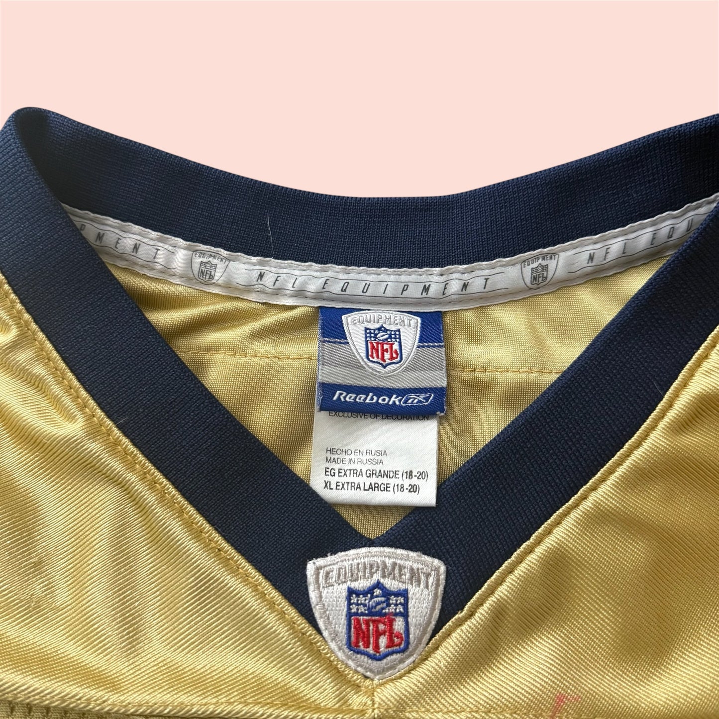 Reebok NFL St Louis Rams Torry Holt Football Jersey Youth XL