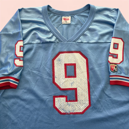 Vintage Wilson NFL Houston Oilers Steve McNair Football Jersey Mens XL