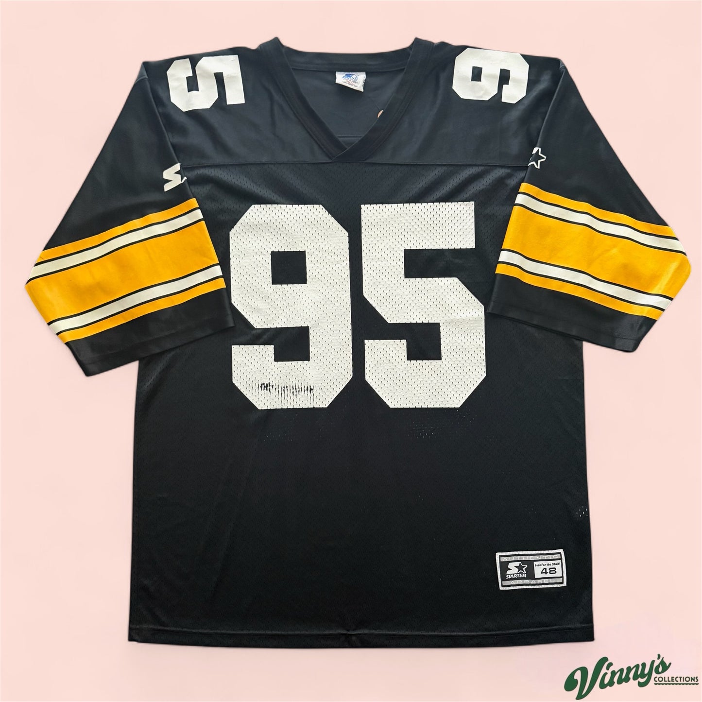 Starter NFL Pittsburgh Steelers Greg Lloyd Football Jersey Mens 48 Large