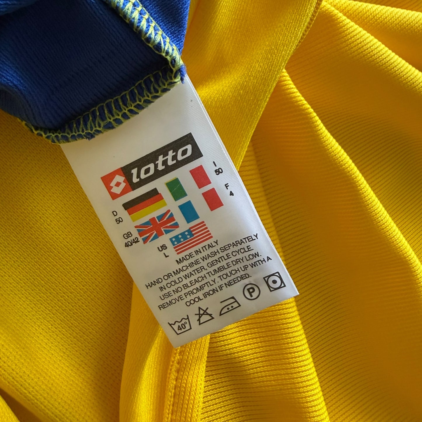 Vintage Lotto 2003 Colombia National Soccer Jersey Kit Mens Large