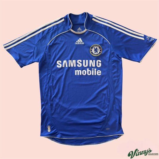 2007/08 Adidas Chelsea FC Home Soccer Kit Jersey Mens Small