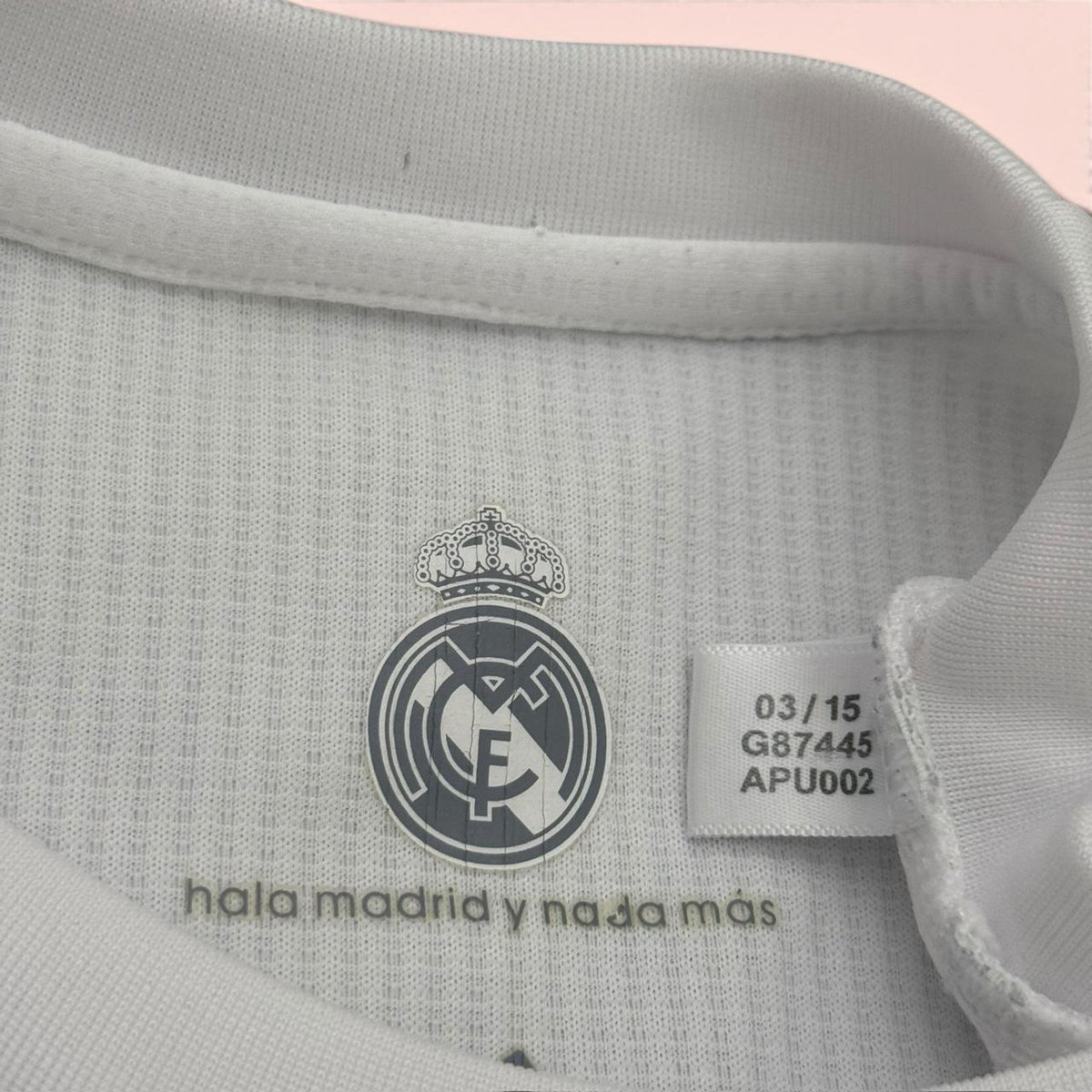 Adidas 2015/16 Real Madrid Home Soccer Jersey Kit Mens Large