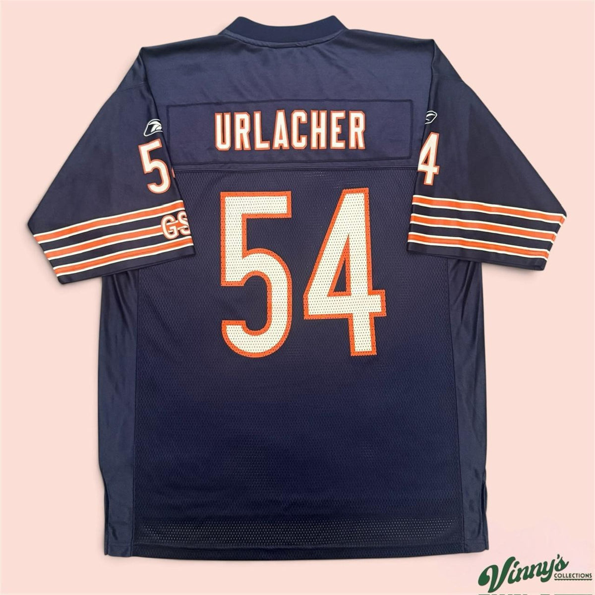 Vintage 00s NFL Reebok Chicago Bears Brian Urlacher Football Jersey Mens Large