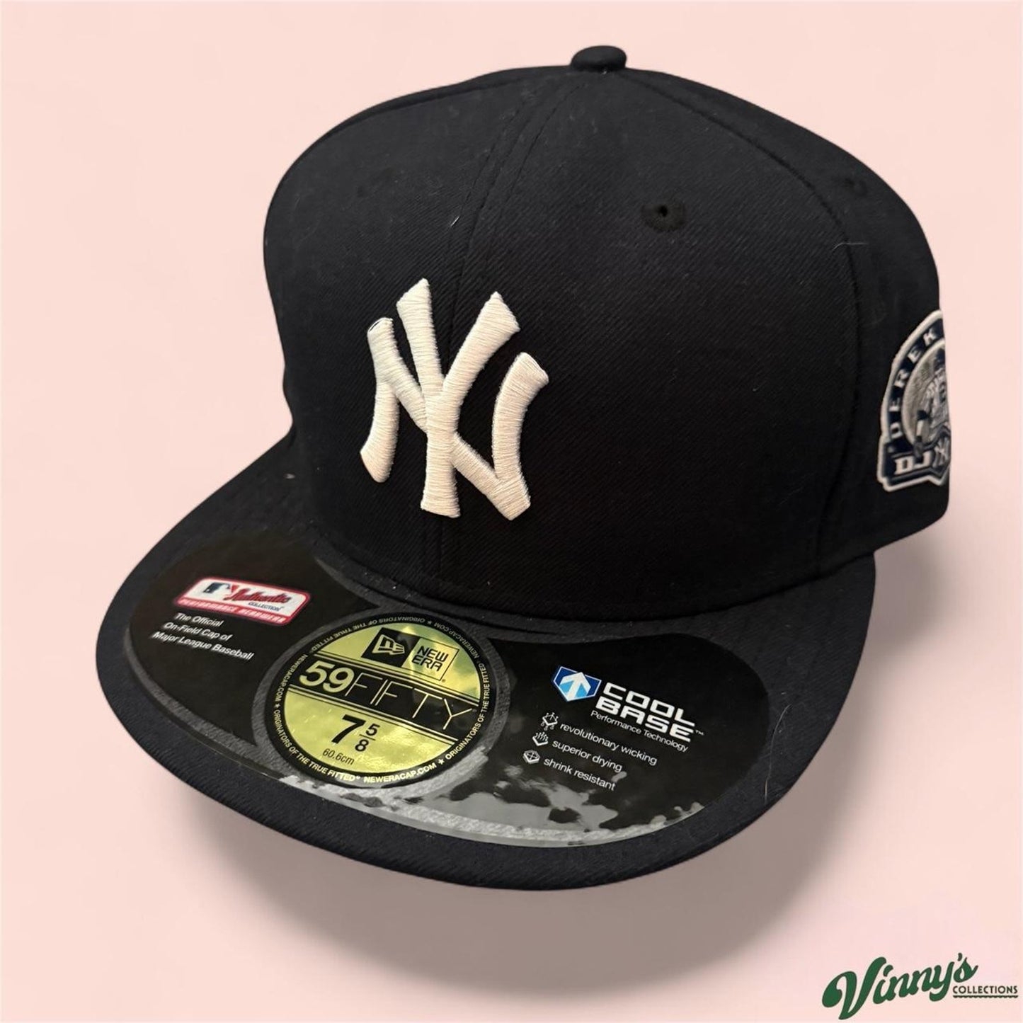 New Era 2009 MLB New York Yankees Derek Jeter 3000 Hits Baseball Fitted Hat 7 5/8