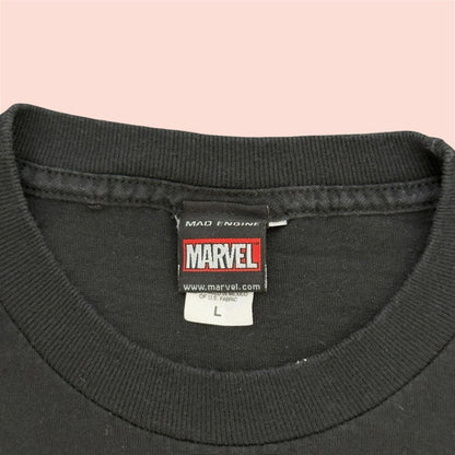Vintage 00s Y2K 2002 Marvel Mad Engine Spider Man Shirt Mens Large