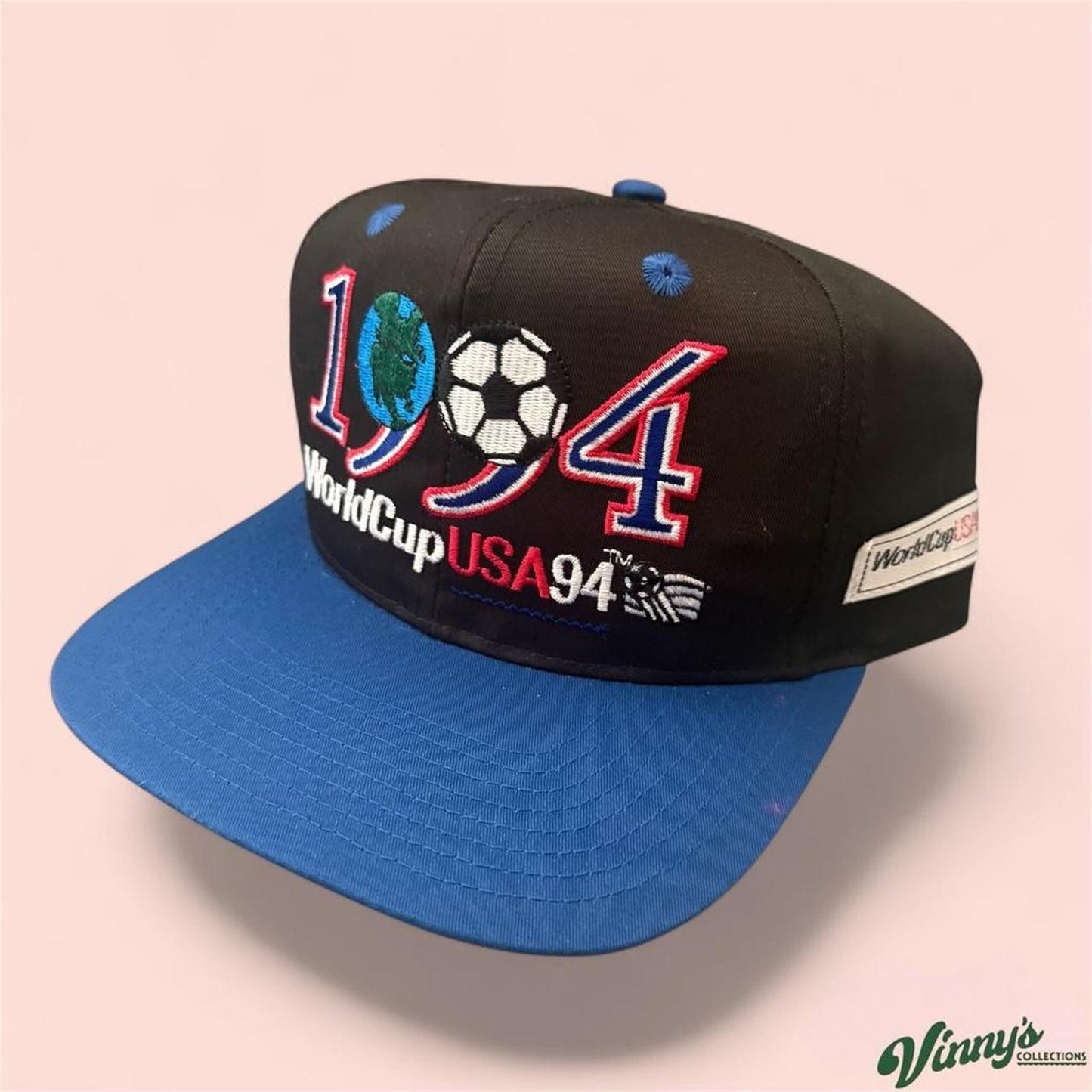 Vintage 90s NWT 1994 World Cup USA Soccer Snapback Hat