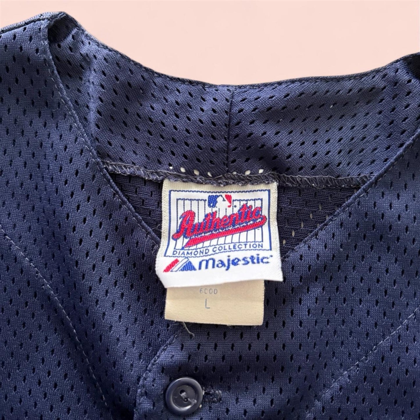 Vintage 90s Majestic MLB New York Yankees Baseball Jersey Mens Large