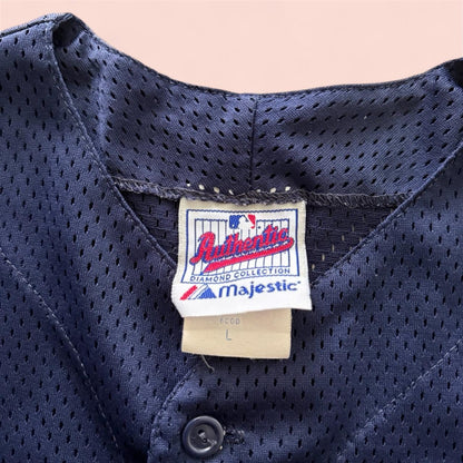 Vintage 90s Majestic MLB New York Yankees Baseball Jersey Mens Large