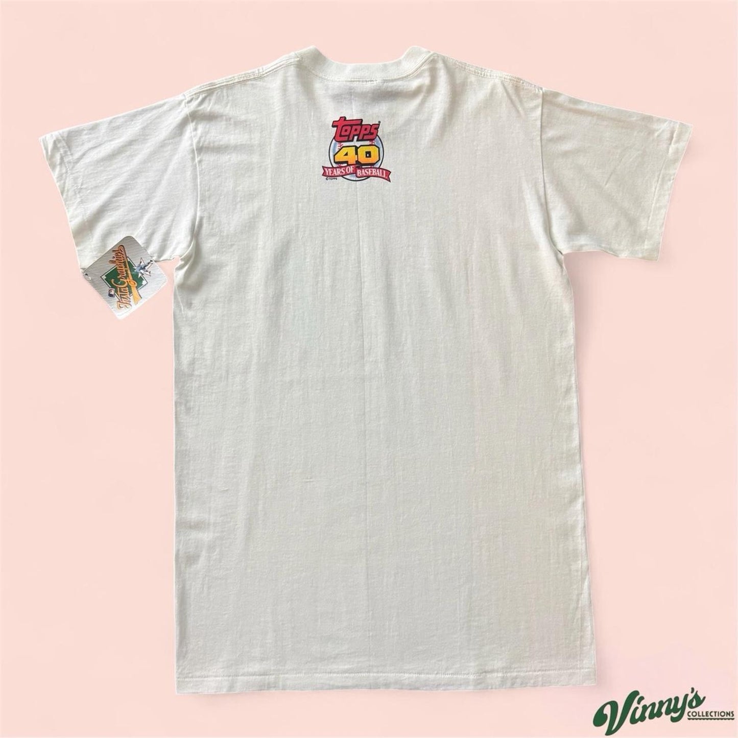 1991 Insta Graphics New York Yankees Mickey Mantle Topps 40th Shirt Mens Large