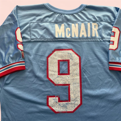 Vintage Wilson NFL Houston Oilers Steve McNair Football Jersey Mens XL
