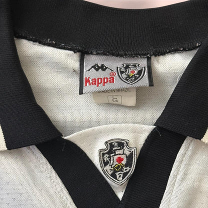 Vintage 1996 Kappa Vasco Da Gama Ramon Menezes Away Soccer Jersey Kit Mens Large