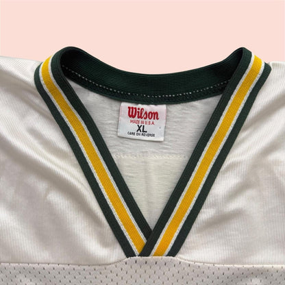 Vintage 90s Wilson NFL Green Bay Packers Mark Chmura Football Jersey Mens XL