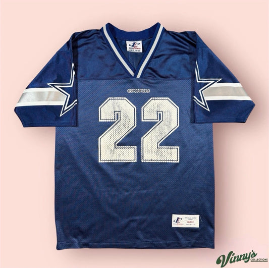 Logo Athletic NFL Dallas Cowboys Emmitt Smith Football Jersey Youth Large