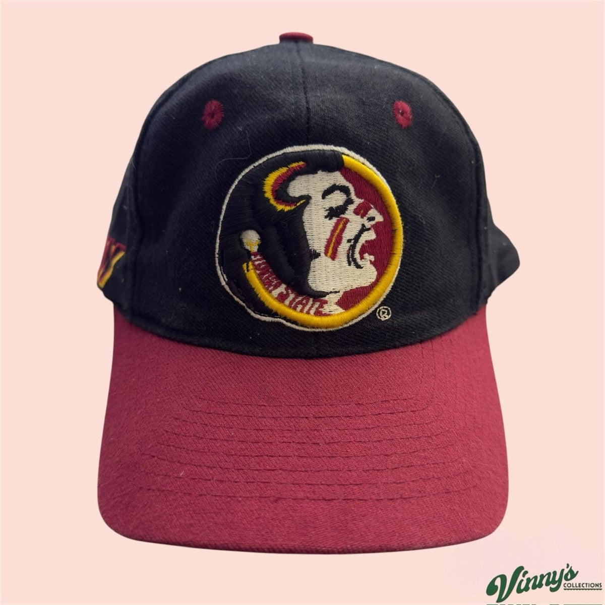 Vintage 90s Top of the World FSU Florida State Seminoles College Fitted Hat