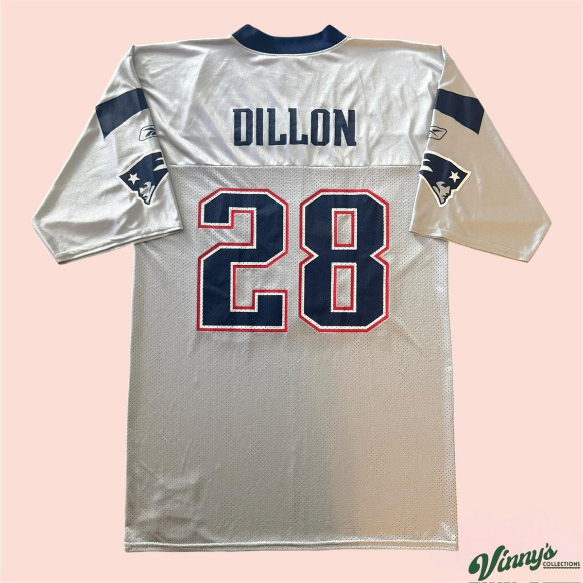 Reebok NFL New England Patriots Corey Dillon Football Jersey Mens Medium