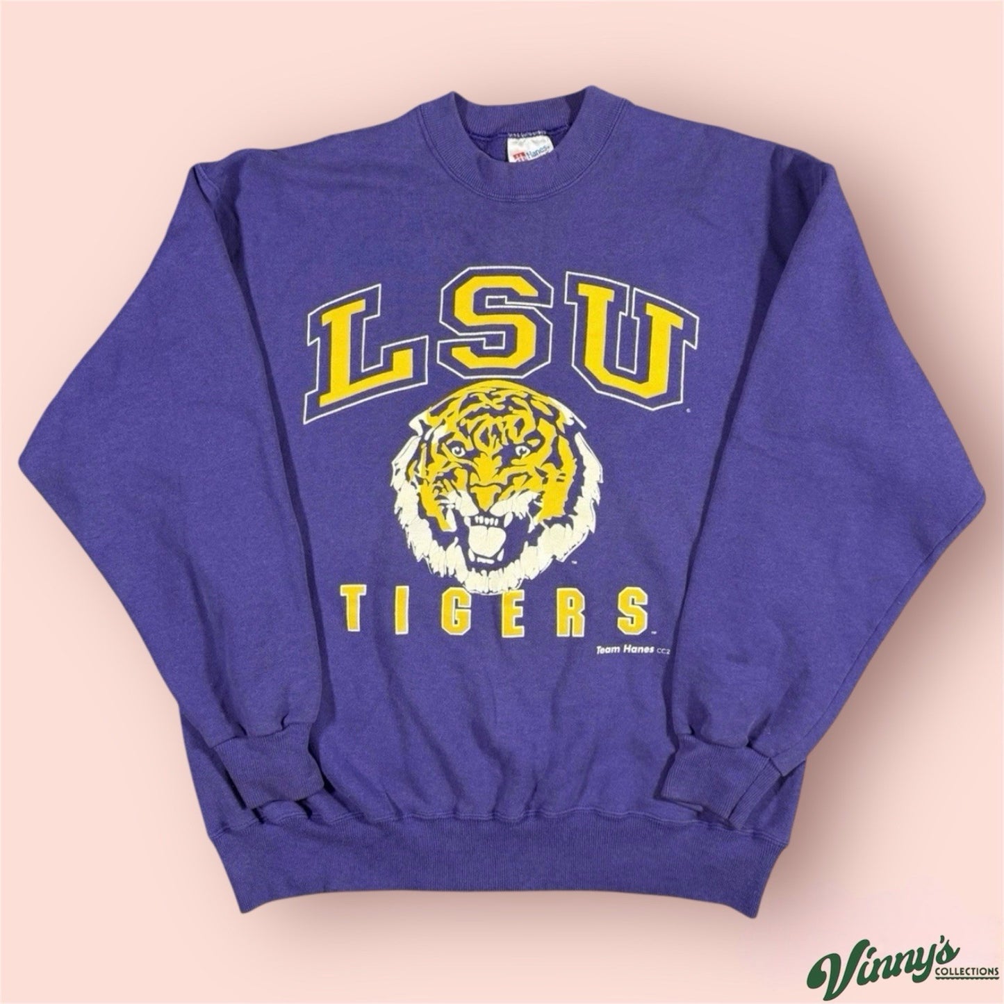 Vintage NCAA LSU Tigers College Sweatshirt Mens Large