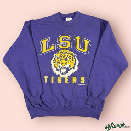 Vintage NCAA LSU Tigers College Sweatshirt Mens Large