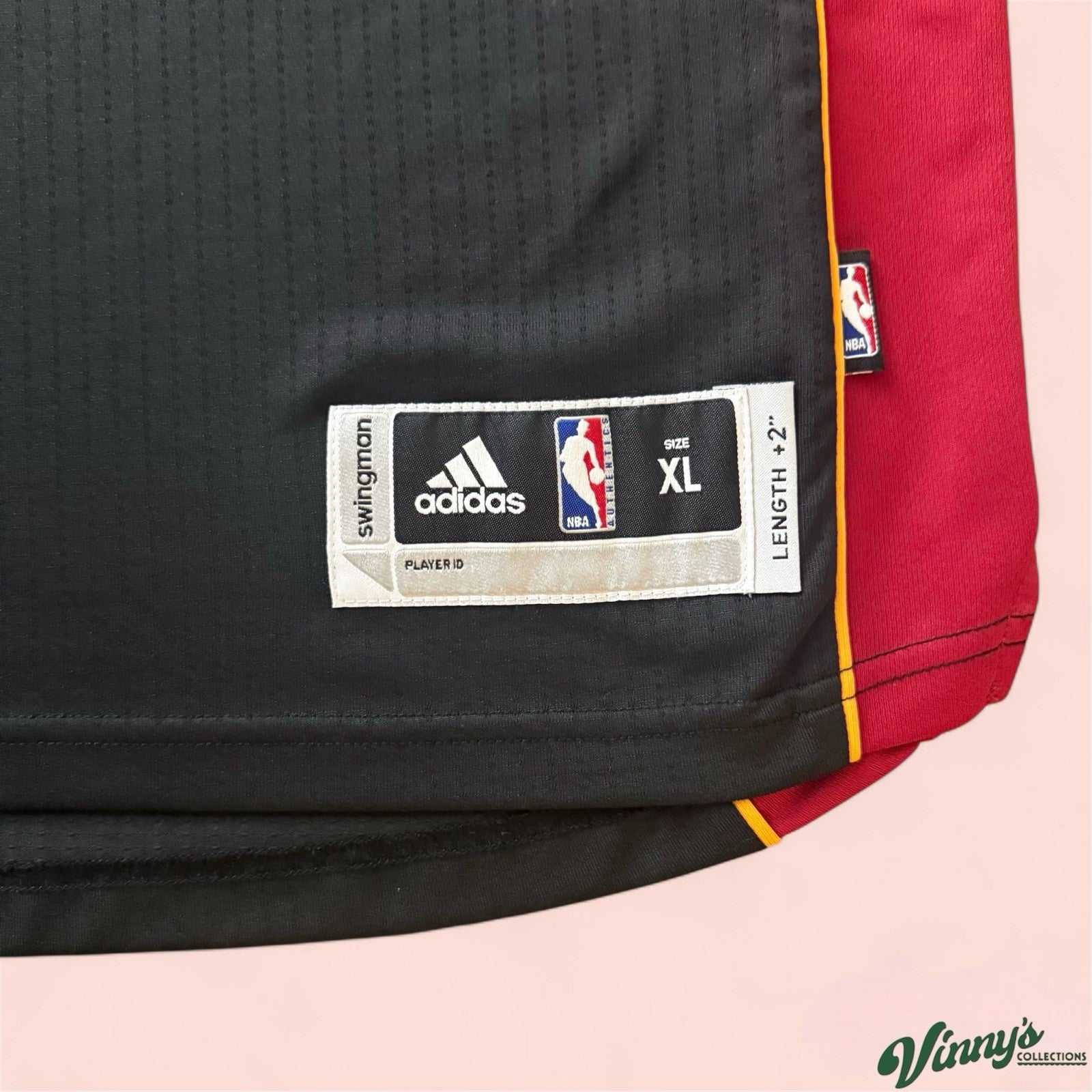 Adidas NBA Miami Heat Dwyane Wade Basketball Jersey Mens XL