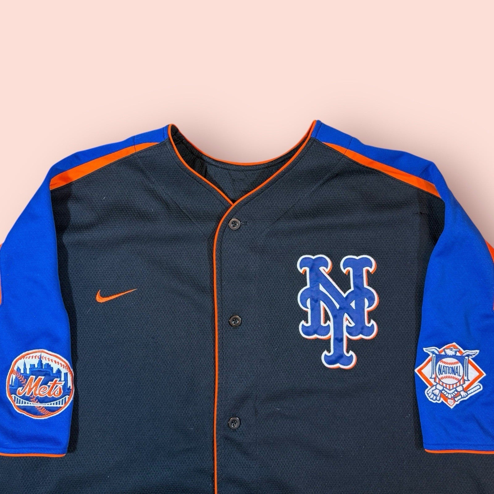 Nike MLB New York Mets Baseball Jersey Mens 2XL