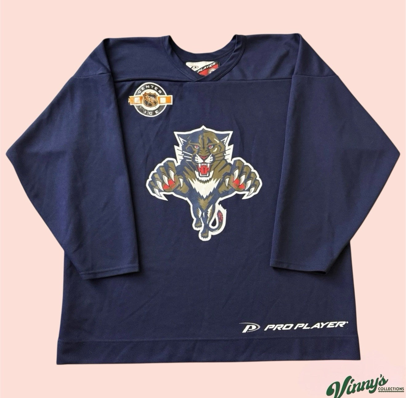 Vintage Pro Player Florida Panthers Center Ice Hockey Jersey Mens XL
