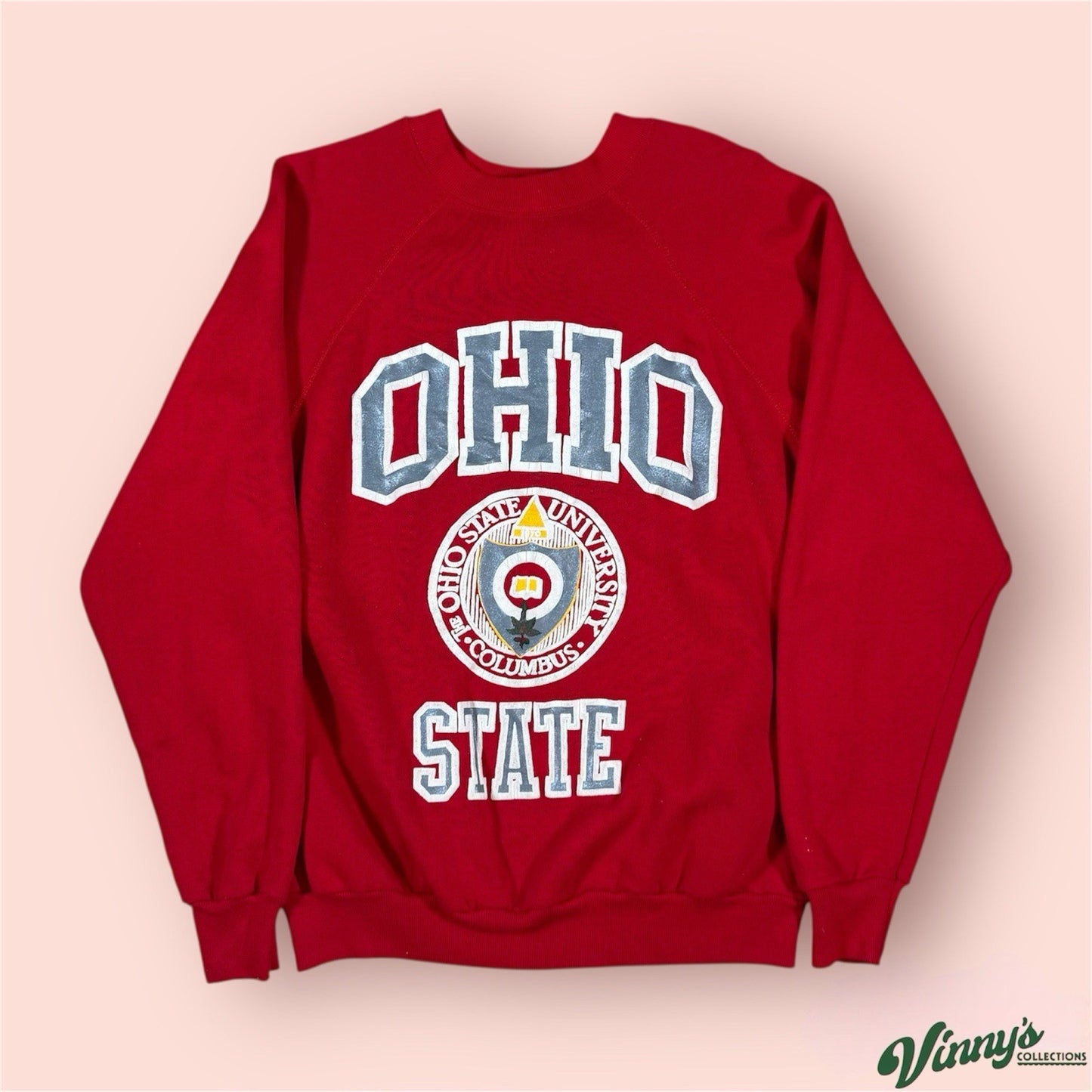 Vintage NCAA Ohio State Buckeyes College Sweatshirt Mens Large
