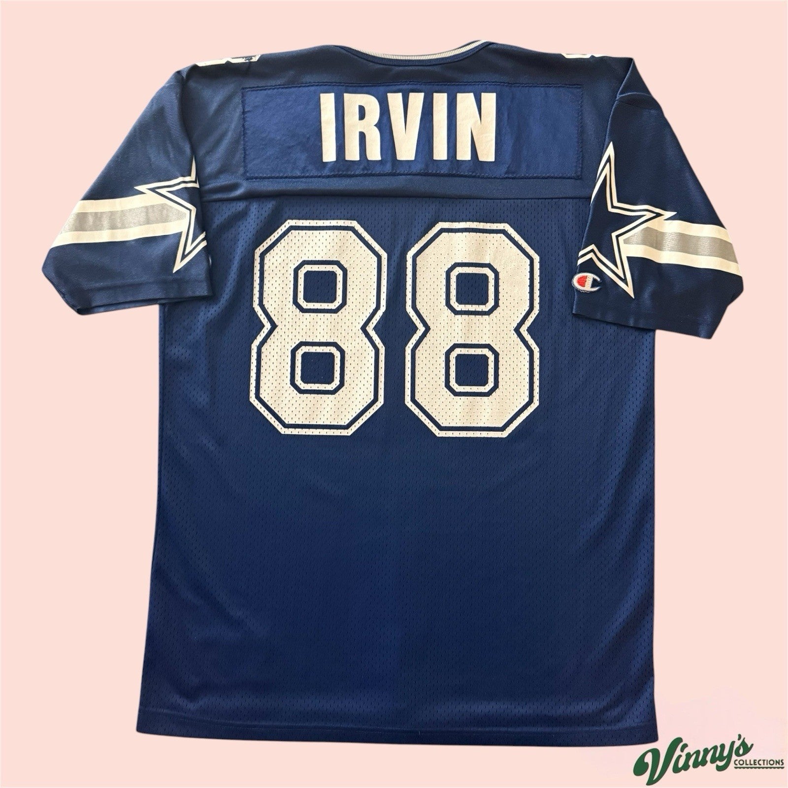 Vintage Champion NFL Dallas Cowboys Michael Irvin Football Jersey Mens 44 Large