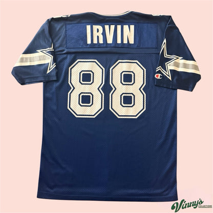 Vintage Champion NFL Dallas Cowboys Michael Irvin Football Jersey Mens 44 Large