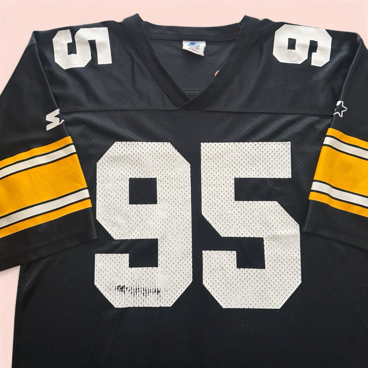 Starter NFL Pittsburgh Steelers Greg Lloyd Football Jersey Mens 48 Large