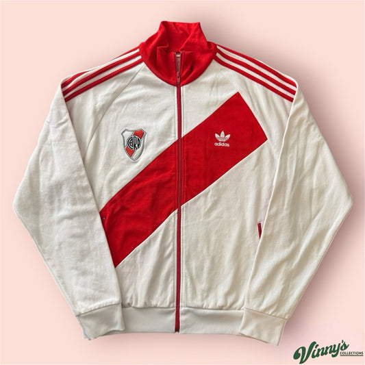 Adidas River Plate Soccer Full Zip Sweater Jacket Mens XL