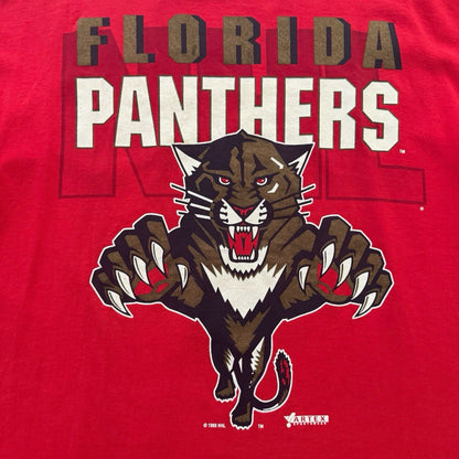 Vintage 1993 NHL Florida Panthers Hockey Shirt Mens XL