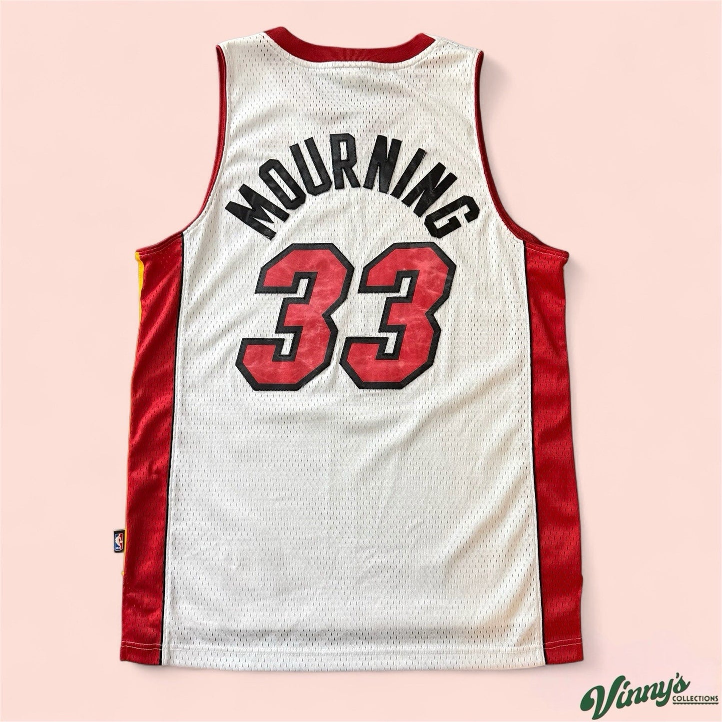 Adidas NBA Miami Heat Alonzo Mourning Basketball Jersey Mens Medium