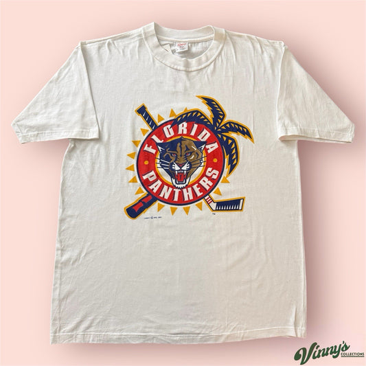 Vintage Logo 7 Florida Panthers Hockey Shirt Mens XL