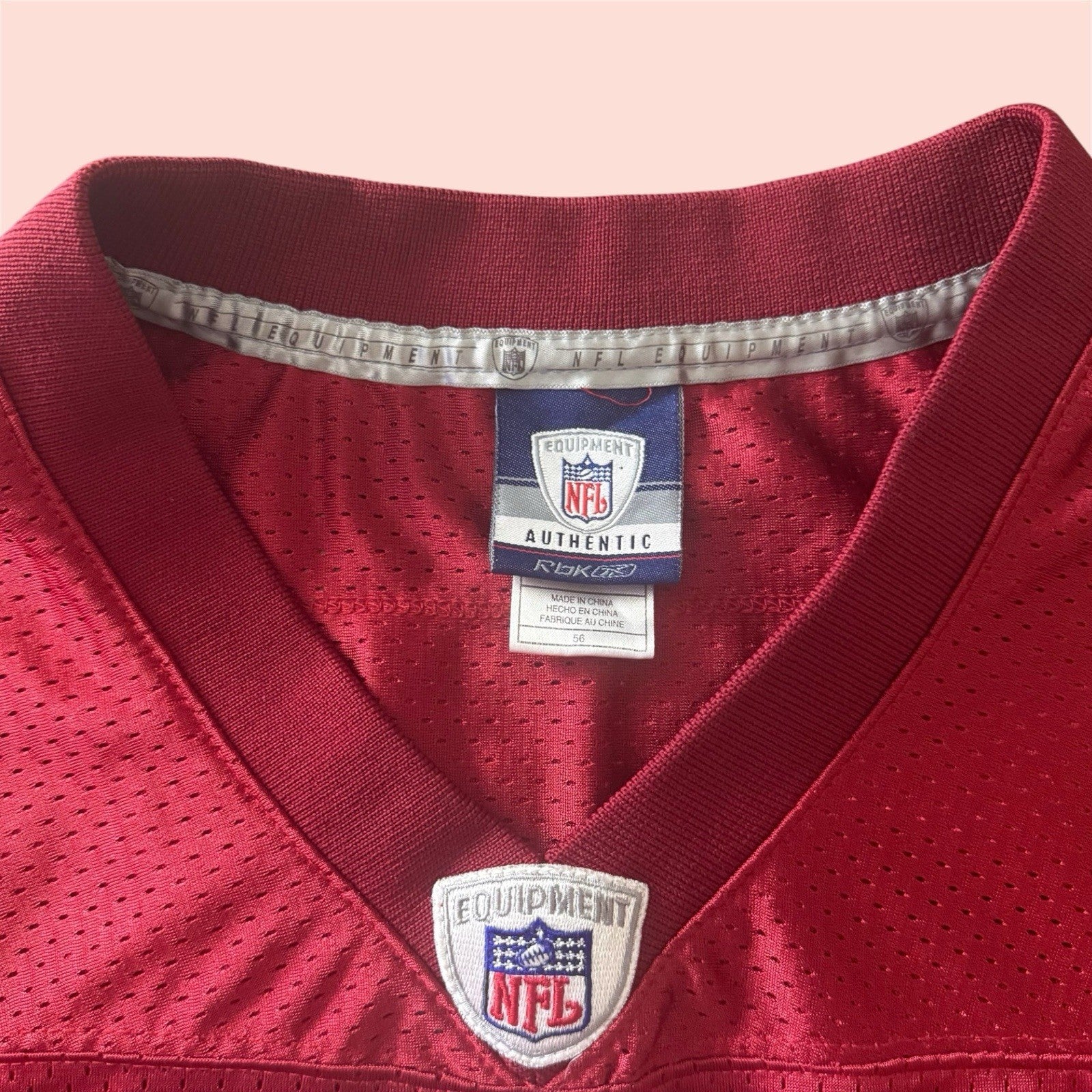 Reebok NFL San Francisco 49ers Frank Gore Football Jersey Mens 56 2XL
