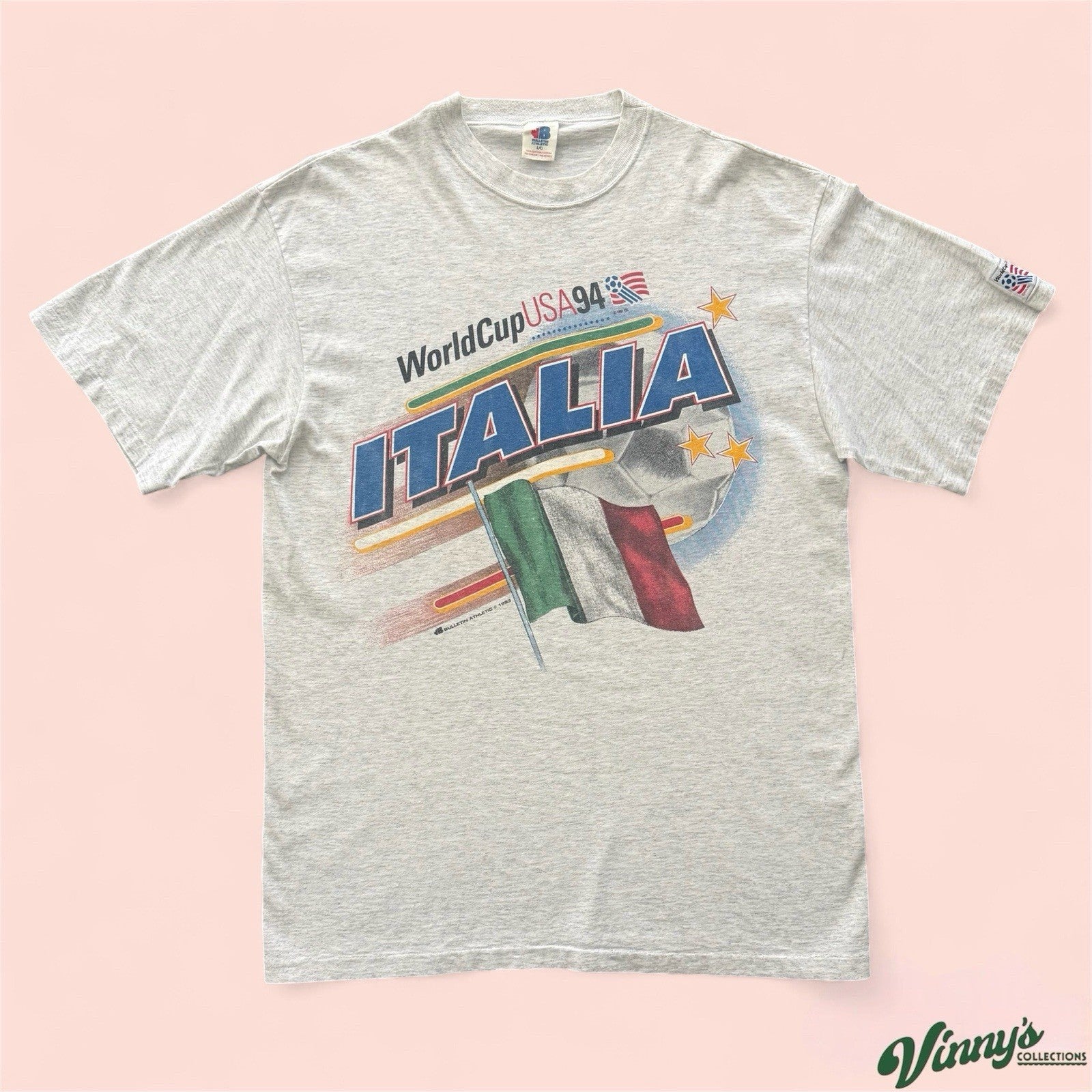Vintage 1994 World Cup Italy Soccer Shirt Mens Large