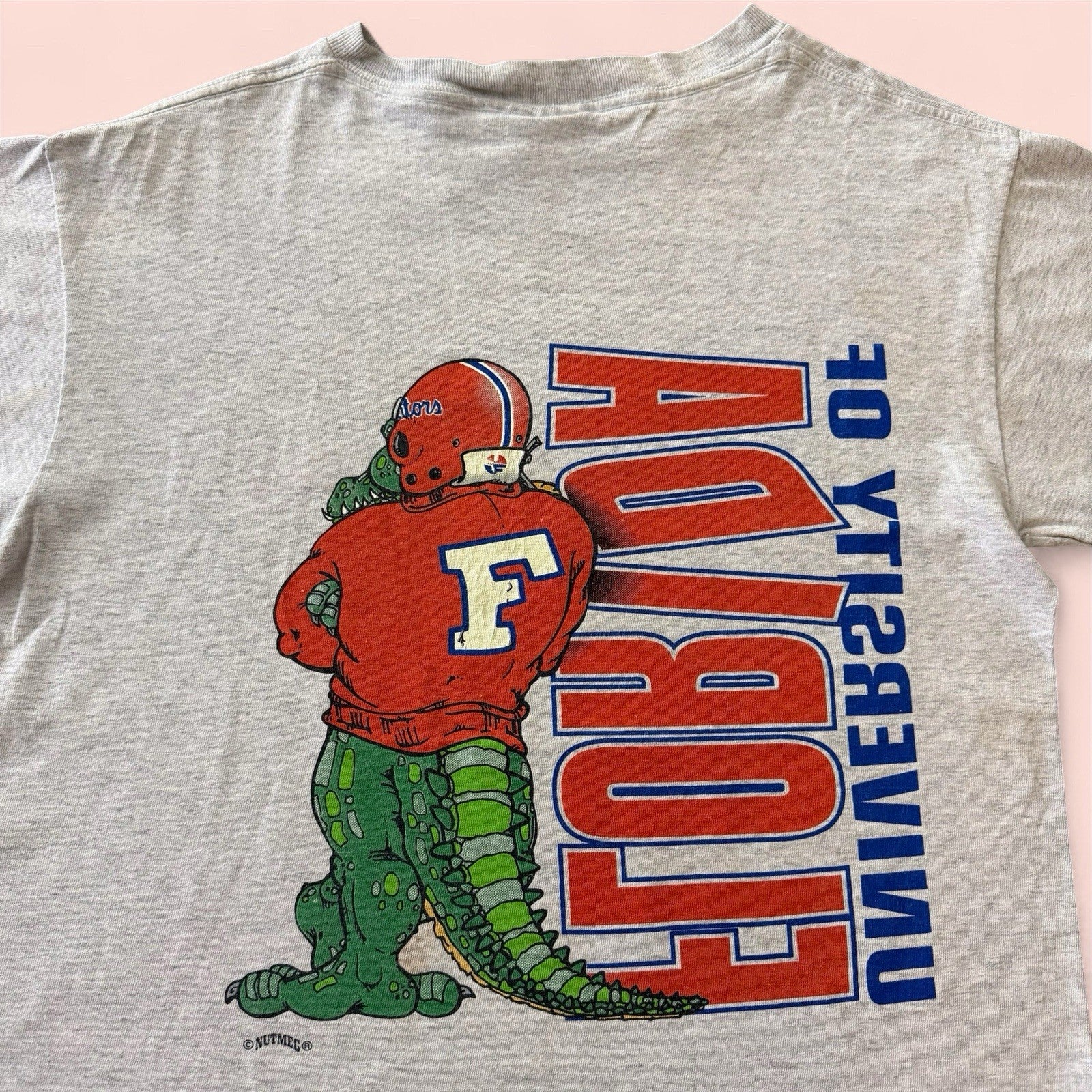 Vintage Nutmeg NCAA Florida Gators College Shirt Mens Large