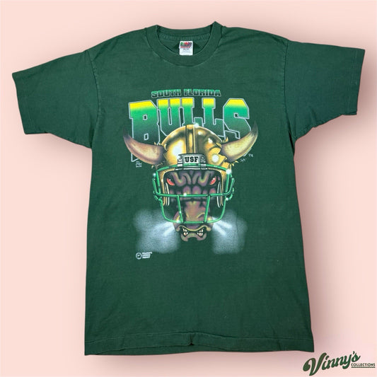 Vintage NCAA South Florida USF Bulls College Shirt Mens Large