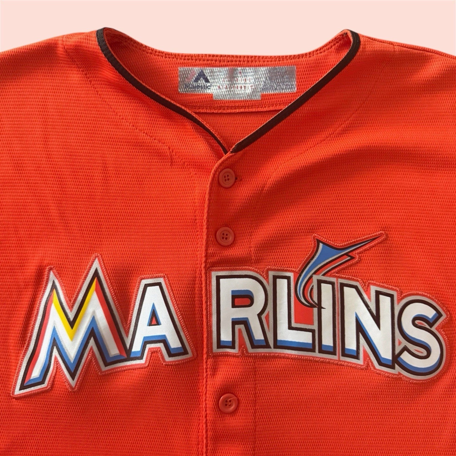 True Fan MLB Miami Marlins Giancarlo Stanton Baseball Jersey Youth Large