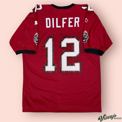 Vintage Starter NFL Tampa Buccaneers Trent Dilfer Football Jersey Mens 48 Large