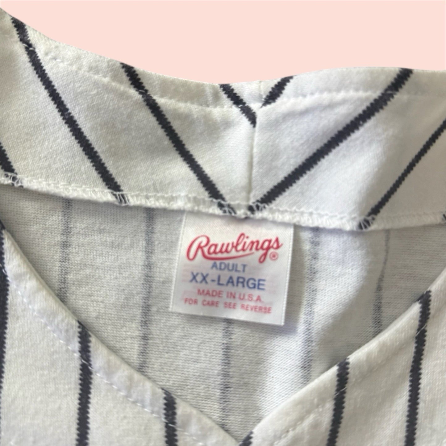 Vintage Rawlings MLB New York Yankees Baseball Jersey Mens 2XL