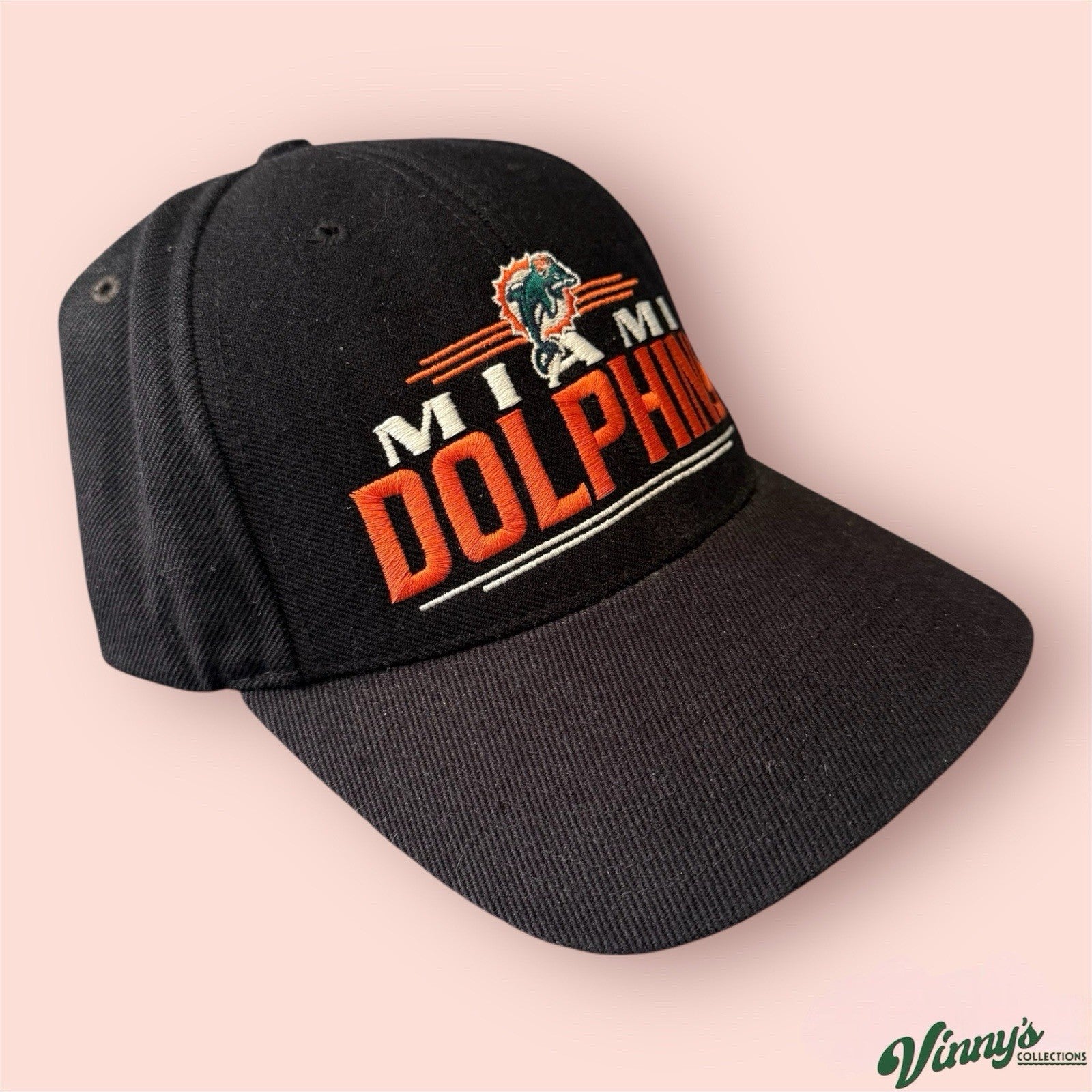 Vintage Twins Enterprise NFL Miami Dolphins Football SnapBack Hat