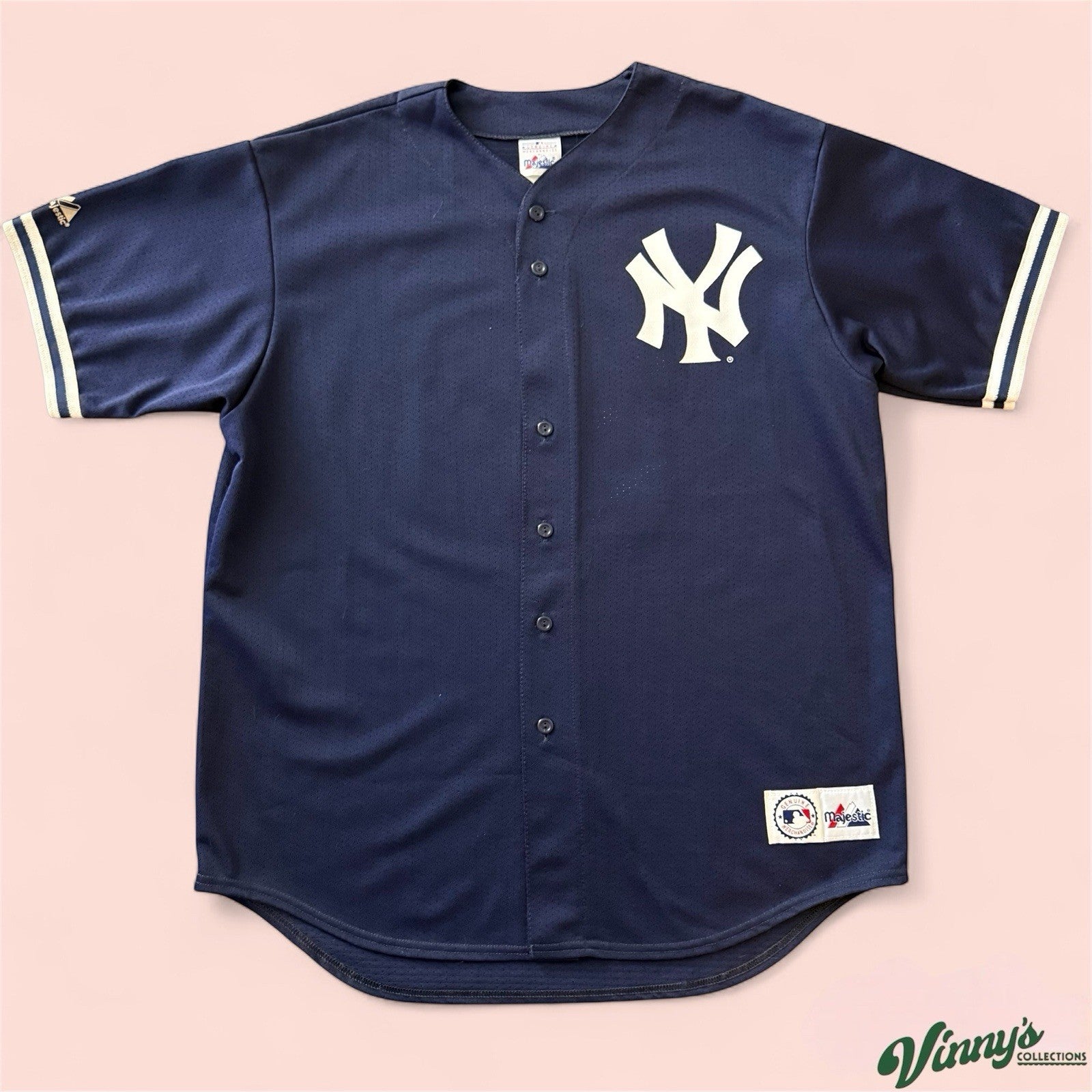 Majestic MLB New York Yankees Jason Giambi Baseball Jersey Mens XL