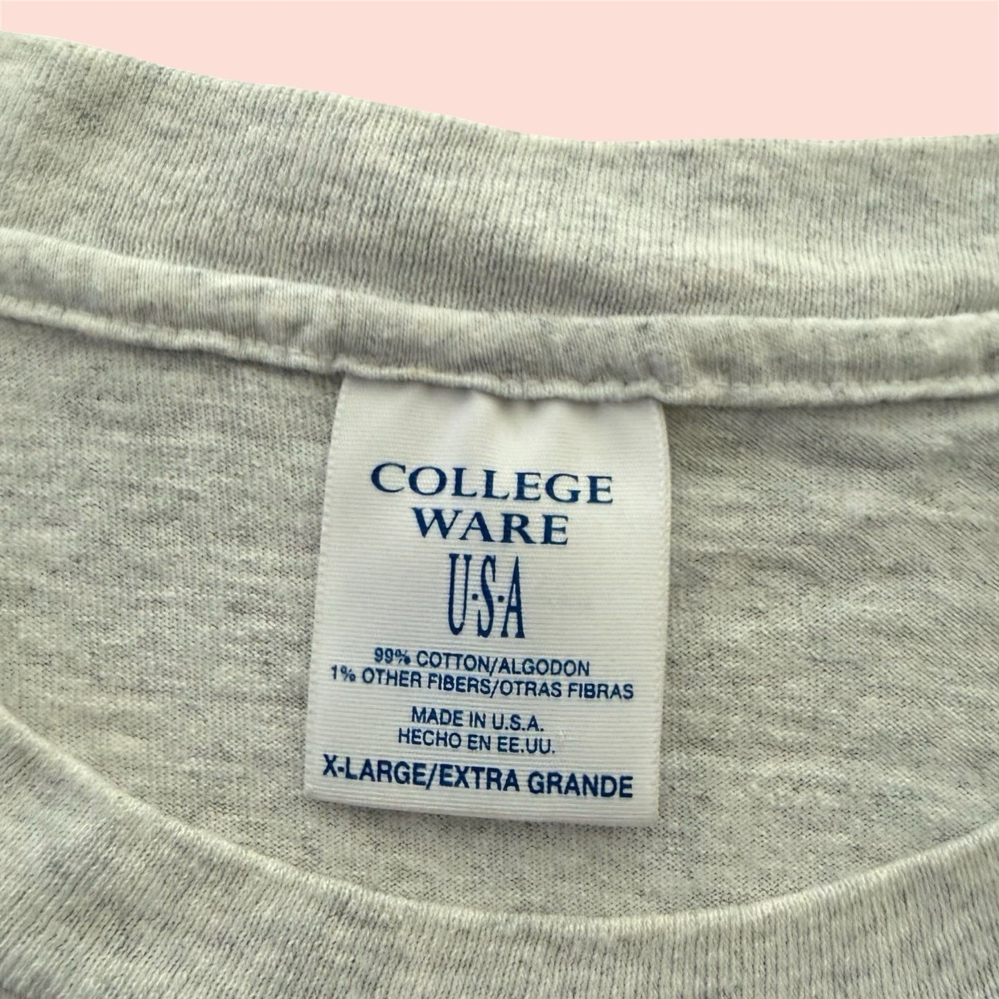 Vintage College Ware NCAA Miami Hurricanes College Shirt Mens XL