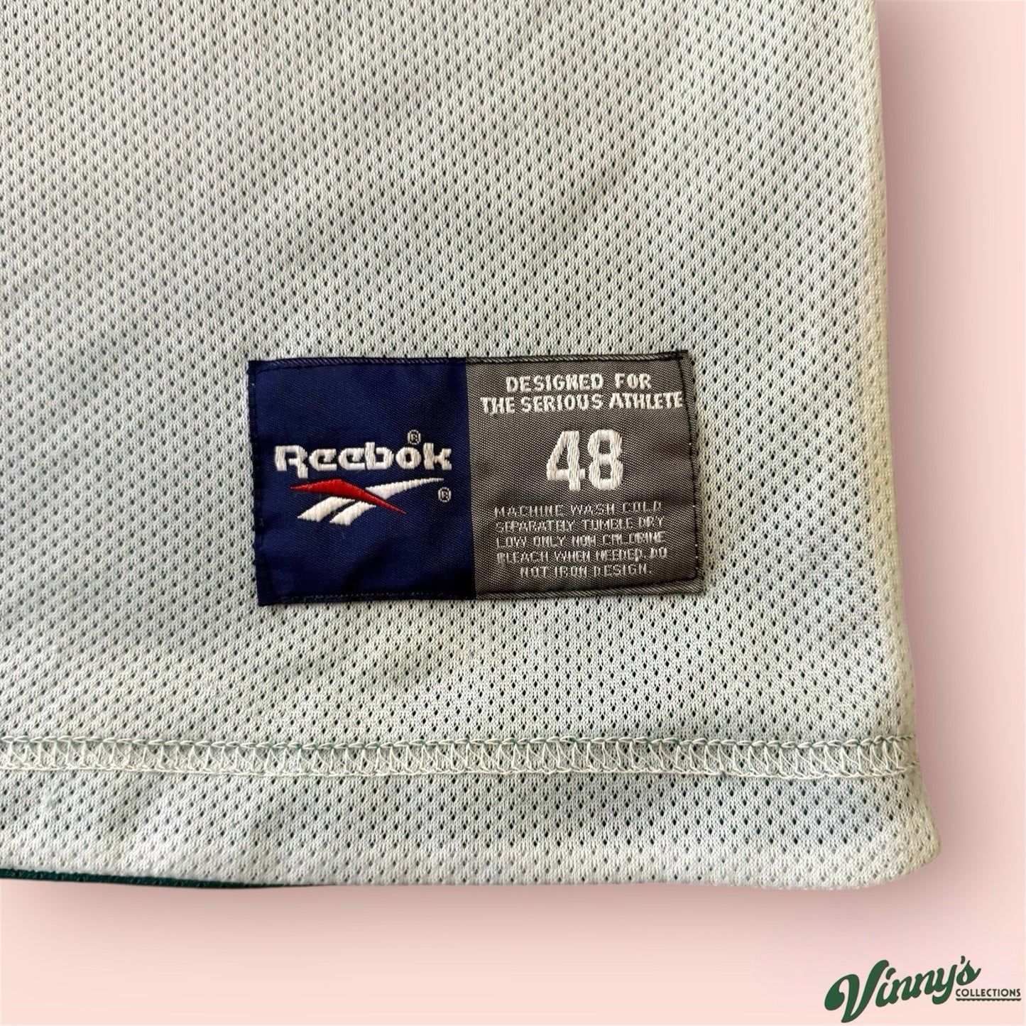 Reebok NFL Miami Dolphins Kareem Abdul Jabbar Football Jersey Mens Large 48